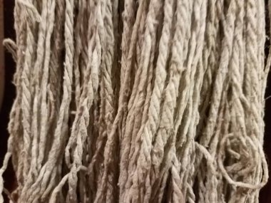 Kirli bir paspasın başı.