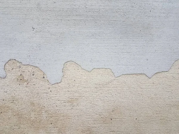 Beyaz Gri Çimentoyu Ayıran Düzensiz Şekilli Bir Çizgi — Stok fotoğraf
