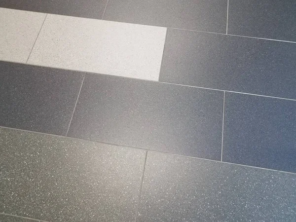 Black White Grey Floor Tiles Ground — Stock Photo, Image