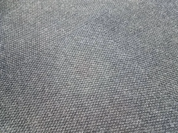 Schwarzer Und Weißer Teppich Oder Teppich Auf Boden Oder Boden — Stockfoto