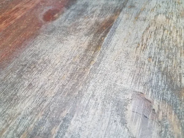 Mesa ou superfície de madeira marrom e cinza desgastada — Fotografia de Stock