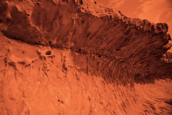 붉은 지상파 행성의 보기 — 스톡 사진