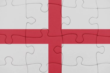 İngiltere'nin ulusal bayrak ile bulmaca.