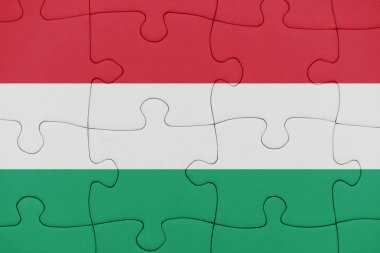 Macaristan bayrağı ile bulmaca.