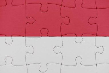 monako ulusal bayrağı ile bulmaca .