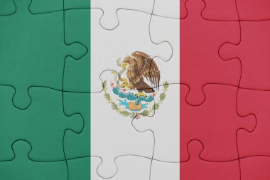 Meksika bayrağı ile bulmaca.