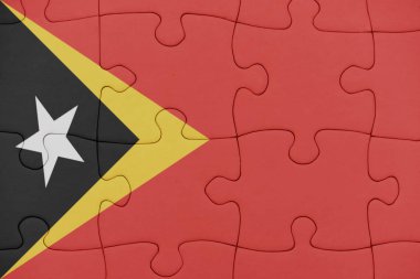 Doğu timor bayrağı ile bulmaca.