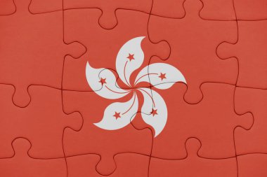 hong kong bayrağı ile bulmaca.