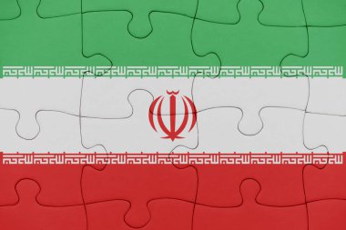iran ulusal bayrak ile bulmaca.