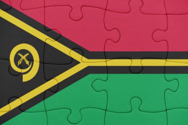 Vanuatu ulusal bayrağı ile bulmaca.