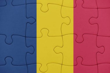 çad ulusal bayrağı ile bulmaca.