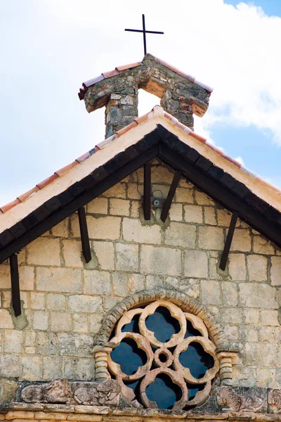 Antigua Aldea Altos Chavon Ciudad Colonial Reconstruida República Dominicana Casa —  Fotos de Stock