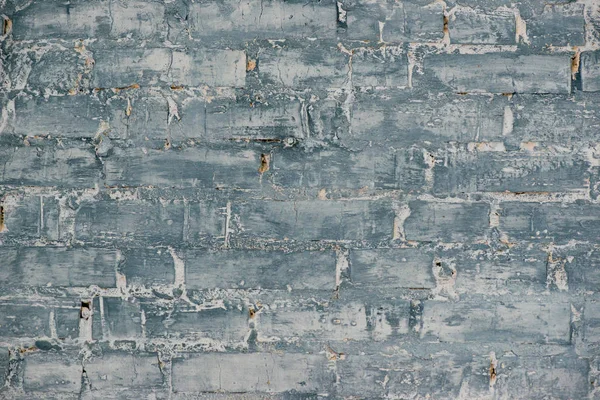 灰色のレンガの壁の背景 塗られたレンガのテクスチャ — ストック写真