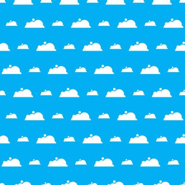 Bulutlu kusursuz desen. gökyüzü desen vektörü