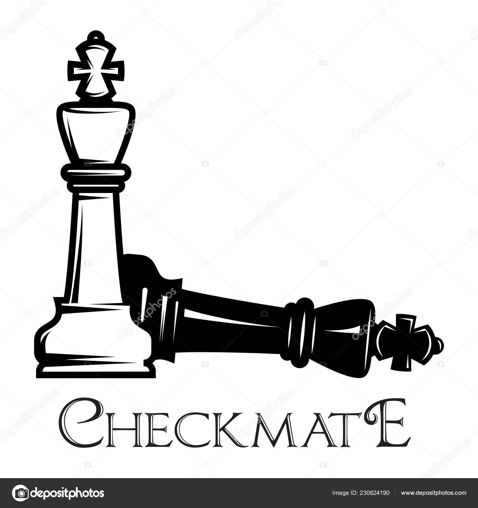 Check mate no Xadrez Stock Photo