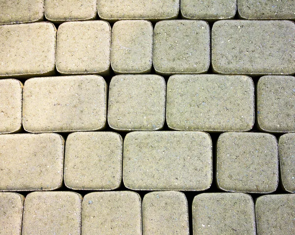 Textura Dos Novos Pavers Pedra Para Passarelas Parque — Fotografia de Stock