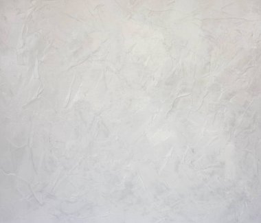 Beyaz ve gri tonlarında hafif desenli alçı akrilik arkaplan