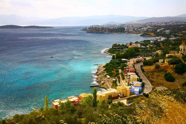 Malowniczy Krajobraz Morski Wyspy Kreta Grecji — Zdjęcie stockowe