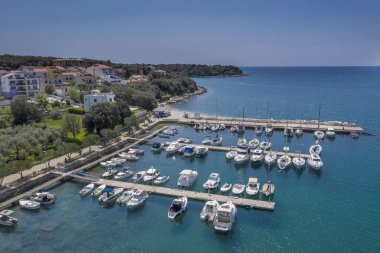 Pjascana Uvala marina, havadan görünüm