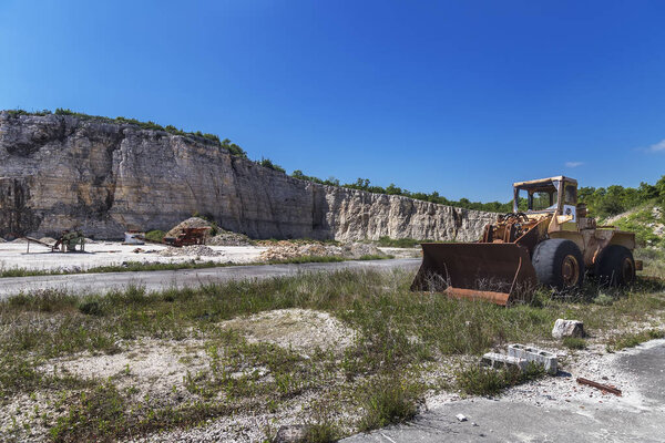 Old abandoned quarry