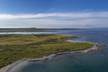 Uljeva burnu, Liznjan'ın havadan çekilmiş fotoğrafı