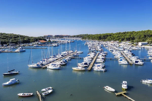 Luftaufnahme der Halbinsel Verudela in Pula — Stockfoto