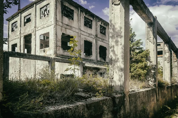 Zbytky uhelného sila — Stock fotografie