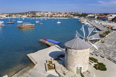 Medulin, Istria ve Hırvatistan 'ın hava görüntüsü