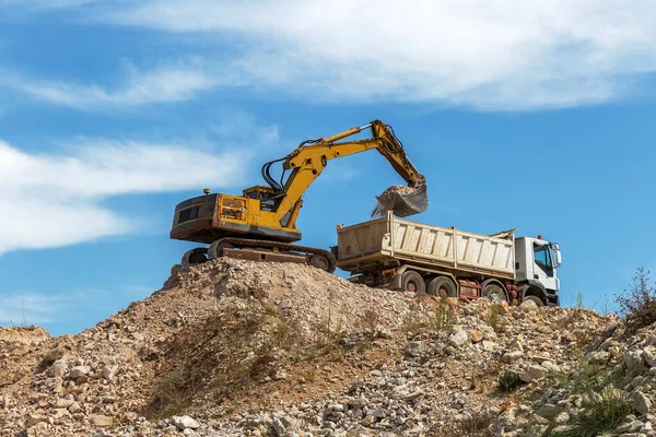 Loader Truck Construction Site — Stock Photo, Image