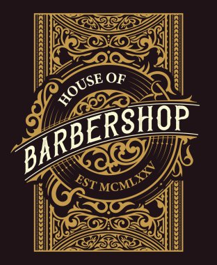 Kuaför dükkanı etiket, Batı tarzı