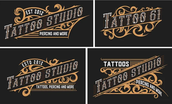 Isometric Tattoo Artist Horizontal Banner Vector Illustration Concept