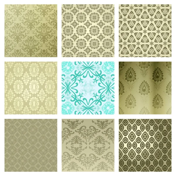 Set Patterns Vector Layered — Stock Vector