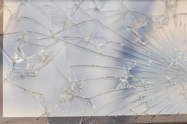 Bozuk telefon ekranından doku. Patlama camlı akıllı telefon