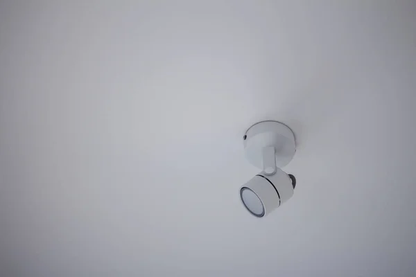 White ceiling searchlight lamp