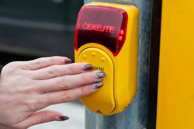 Sarı Trafik Işık Düğmesi