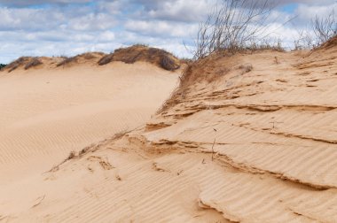 Çöl, kum ve gökyüzü