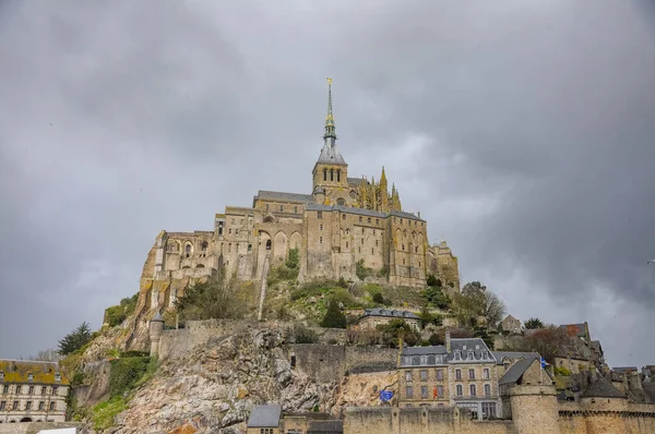 Gran Mont Saint Michel Francia —  Fotos de Stock