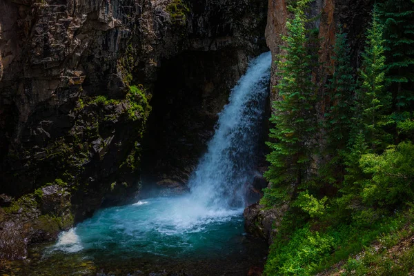 Whitmore Wasserfälle Der Nähe Der Seestadt Colorado — Stockfoto