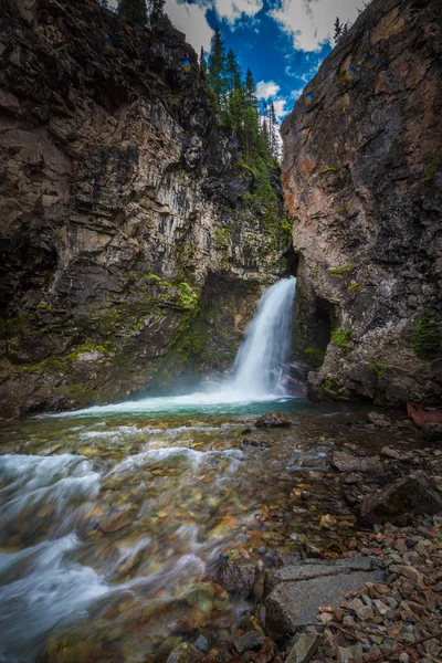 Whitmore Falls Largo Del Bucle Alpino Ubicado Cerca Lake City —  Fotos de Stock