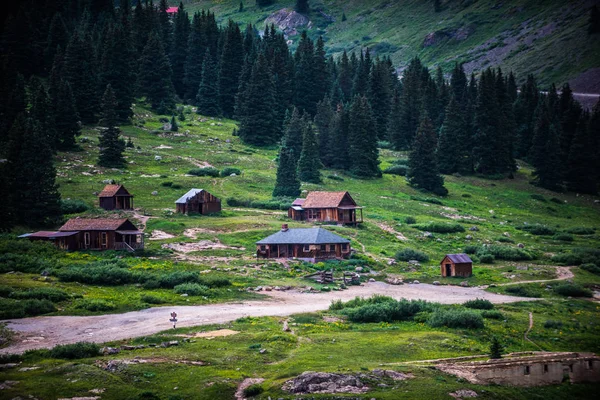 Місто Привид Вилки Animas Альпійські Петлі Біля Сільвертону Колорадо — стокове фото