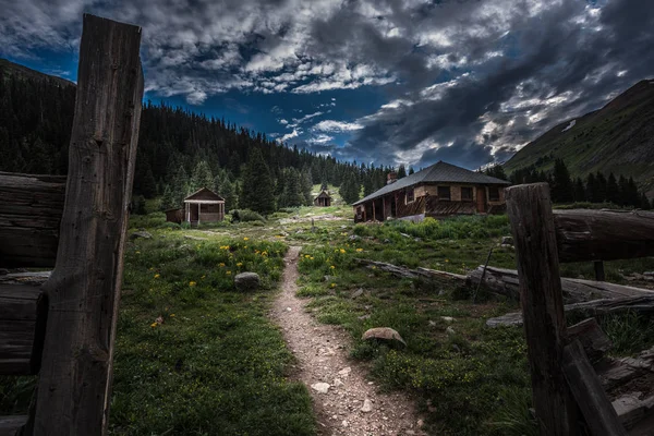 Animas Forks Ciudad Fantasma Alpine Loop Cerca Silverton Colorado —  Fotos de Stock