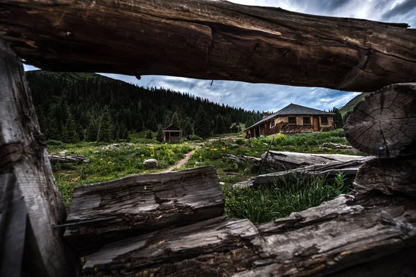 Animas Forks Ghost Town Alpesi Hurok Silverton Colorado Közelében — Stock Fotó