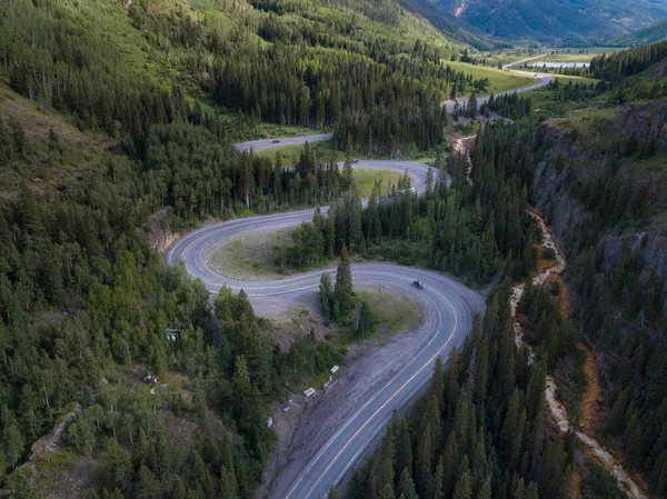 Autostradą Miliona Dolarów Colorado Trasy 550 — Zdjęcie stockowe