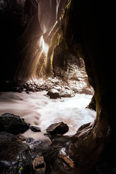 Ouray Box Canyon Waterfall — Stock Photo, Image