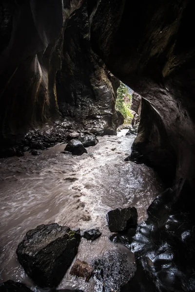 Cachoeira Canyon Ouray Box — Fotografia de Stock