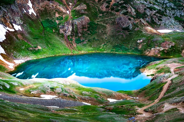 Колорадо Сша Lake Como Poughkeepsie Pass San Juan Mountains Engineer — стоковое фото