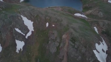 Como Gölü'nün Colorado - Poughkeepsie Pass, San Juan Dağları mühendis Pass, Colorado, ABD kapalı