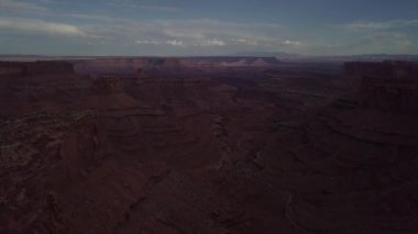 Doğu çatal Shafer Kanyon ölü at nokta State Park Canyonlands Utah Usa yakınındaki 