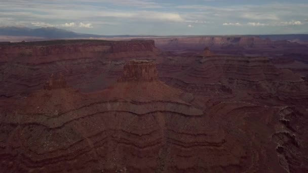 East Fork Shafer Canyon Perto Dead Horse Point State Park — Vídeo de Stock