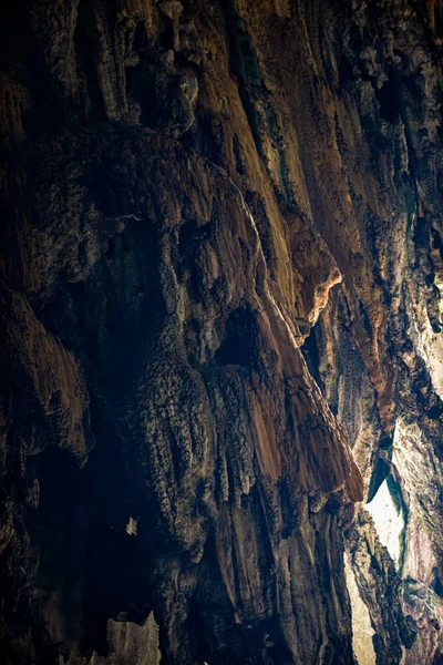 Batu Cave Inside Limestone formations — Stock Photo, Image